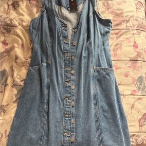 NWT Levis Denim Button-Down Dress